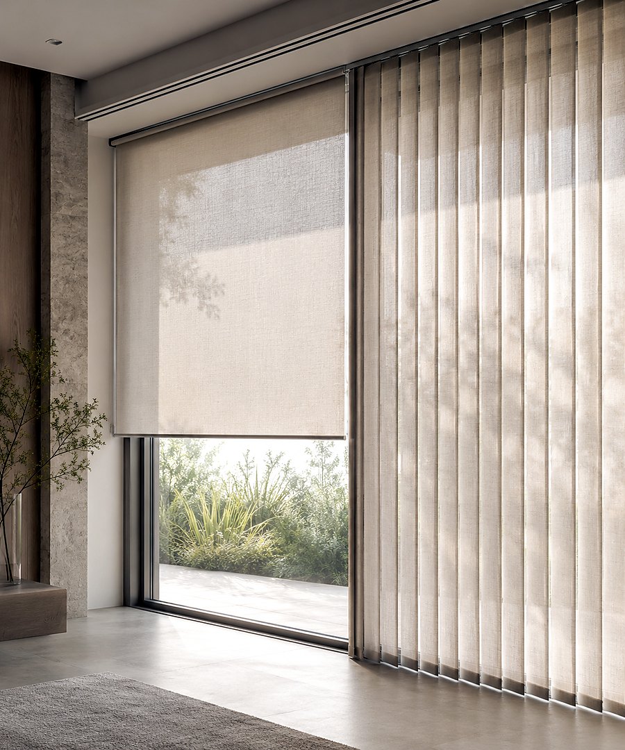 Cortinas roller, blackout y sunscreen