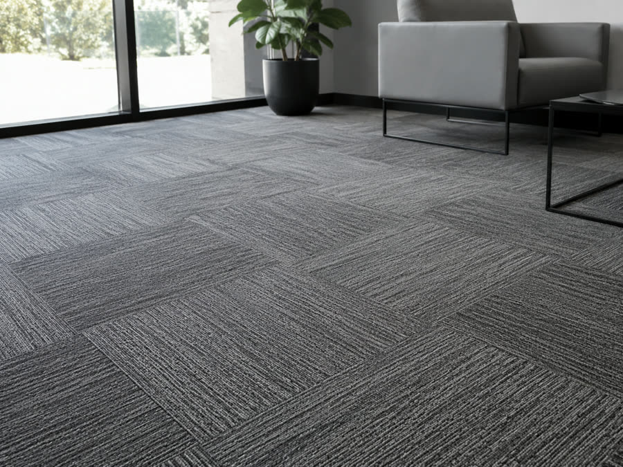 Alfombra modular de oficina
